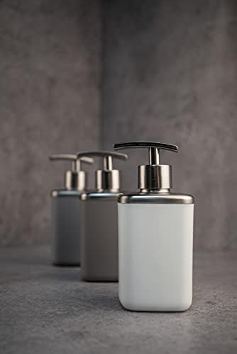 Wenko 23956100 מתקן סבון ברצלונה, קיבולת: 0.37 ליטר, TPE, 7 x 16 x 7 סמ, לבן