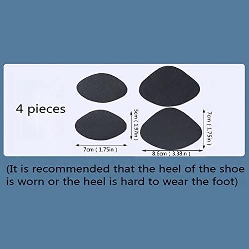 העקב חור מדבקת 2 זוגות עצמי דבק נעל חור תיקון מדבקת נעל חור תיקון מדבקת עבור עור נעליים גבוהה
