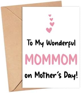לאמא הנפלאה שלי בכרטיס יום האם - כרטיס יום אמהות של אמא - כרטיס אמא - מתנה עבורה - לכרטיס האמא הנפלא שלי - כרטיס