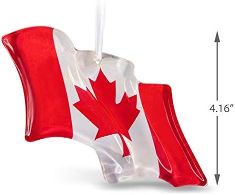 קישוט לחג המולד של Hallmark Keepsake 2019 קנדה דגל גאווה קנדית קנדה, קנדה,