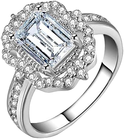 טבעת פנים בוכה אופנה זירקוניה לנשים בלינג מעורבות יהלום טבעת נישואין מתנות לגברים ונשים