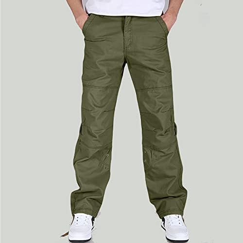 מכנסי מטען גברים, מכנסיים מכנסיים מכנסיים סופר מכנסיים מרובי חבילות- מכנסי אימונים IX9
