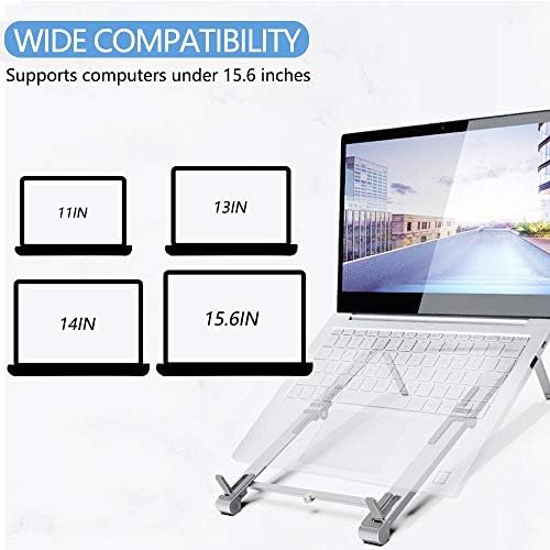 עמדת גלי קופסאות ותואמת תואם לספין Chromebook Acer 511 - עמדת אלומיניום כיס 3 ב -1, נייד, עמדת