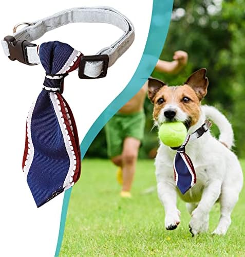 קשרים אלסטיים לכלבים עניבות גורים מתכווננות עם אביזר לחיות מחמד מסוגנן, קשרי צווארון כלבים נחמד