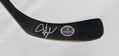ג'ארד בדנאר חתום הוקי מקל קולורדו מפולת 2022 הוכחת גביע סטנלי - מקלות NHL עם חתימה