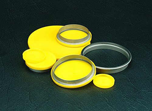 Caplugs 99394423 כיסויי אוגן פלסטיק. לכיסוי אוגן CC-3 1/4, PE-LD, ID CAP 3.886 גובה 0.34, צהוב