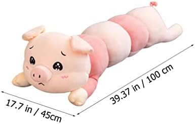 חזיר קטיפה קטרפילר בובה ממולאת: חיבוק ספה כרית קריקטורה מצוירת של בעלי חיים ממולאים ילדים למבוגרים בובה