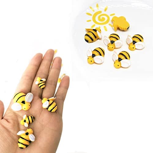 100 יח 'של דבורים זעירות דבורים של שרף זעירות, כולל 50 יח' קישוטי דבורה שרף 50 יח '
