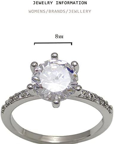 טבעות לנשים 2023 מתנות ליום הולדת טבעת נסיכה יהלום זירקון זירקון טבעות בהתאמה אישית