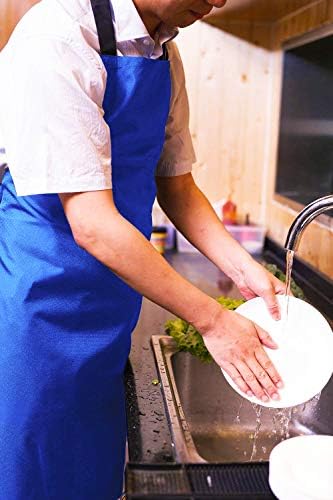 סינר אטום למים של Alipobo לגברים ונשים, סינר סינר סינר מתכוונן ארוך במיוחד לבישול מטבח, שטיפת כלים, קצבים,