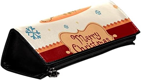 תיק איפור טבובט תיקיית תיק קוסמטיק תיק קוסמטיק תיק ארנק עם רוכסן, פתית שלג דוב חג המולד
