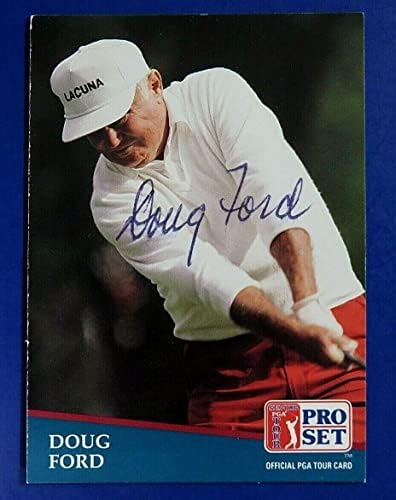 1991 פרו סט דאג פורד חתם גולף כרטיס 224~ ערבות-חתום גולף ציוד