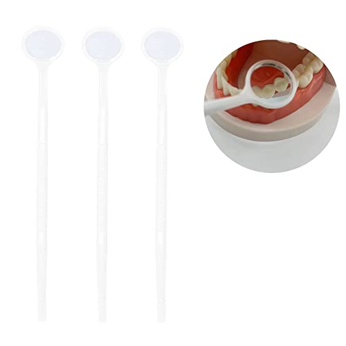 חד פעמי שיניים פה מראות פלסטיק אוראלי בדיקת מראות עם ידית שיניים אוראלי הלחי כלי