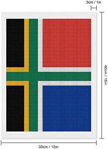דרום אפריקה נורדי צלב דגל דקורטיבי יהלומי ציור ערכות מצחיק 5 ד עשה זאת בעצמך מלא תרגיל יהלומי נקודות