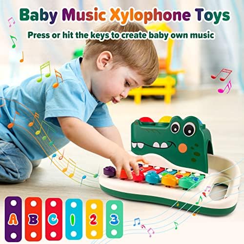 צעצועים מוזיקליים של Cyurmjun Baby, פטיש צעצועים דופקים לפעוטות לומדים צעצועים, צעצועים מונטסורי