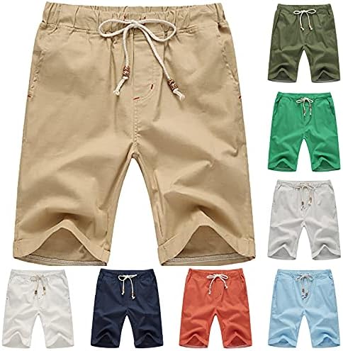 מכנסיים קצרים של קינגאוגו לגברים מכנסי מותניים אלסטיים מכנסיים קצרים מוצקים מכנסיים קצרים יבש מהיר