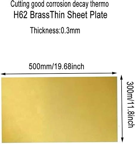 אמקי פליז צלחת פליז גיליון זהב סרט רדיד צלחת ח62 עשה זאת בעצמך ניסוי גיליון עובי 0.3 ממ, רוחב 300 ממ, ארוך 500