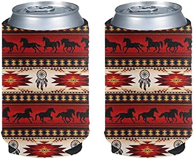 שרוולי בקבוק בירה של סוס השבט של Jeocody שרוולי בקבוק בירה מבודדים יכולים כיסויים רזים יכולים למגן