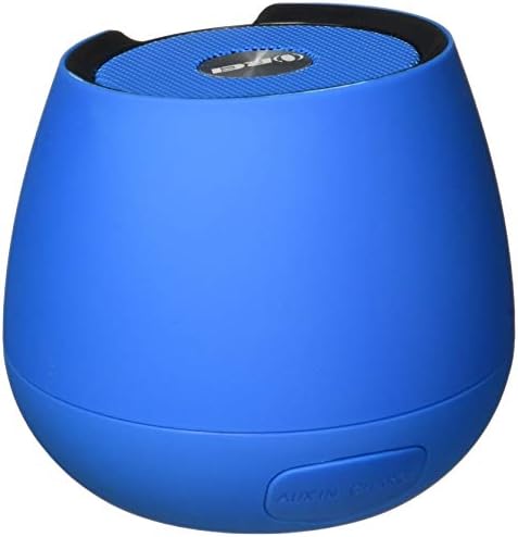 OREI נטענת Bluetooth 4.0 רמקול אלחוטי, צליל חזק, עם מיקרופון מובנה, רמקול אבק אבק - כחול