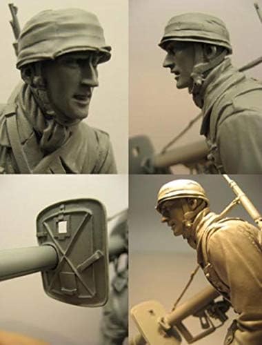 אטריה 120 ממ 1/16 שרף חייל דגם מלחמת העולם השנייה נורמנדי מלחמת צנחנים למות יצוק דגם ערכת