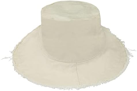 Andiker Wide Brim כובע שמש לנשים נשים דלי אריזות כובע UV הגנה על שמש כובע דיג מתקפל לחוף נסיעות