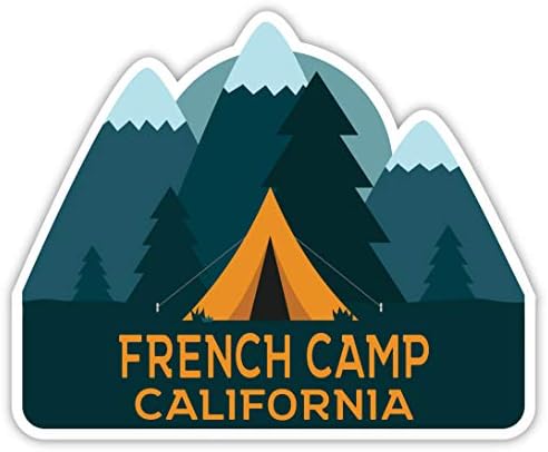 מחנה צרפתי בקליפורניה מזכרת 2 אינץ 'מדבקת ויניל מדבקות מדבקות