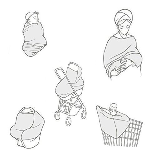 כיסויי מושב לרכב לתינוקות, סיעוד כיסויים להנקה לילדים ולבנות