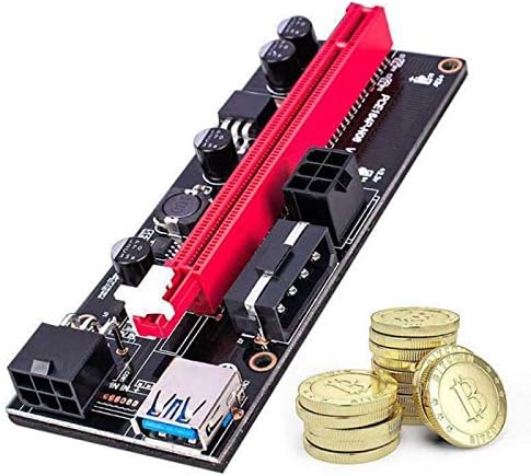 מחברים 6 יחידים חדשים ביותר ver009 USB 3.0 PCI -E Riser ver 009S Express 1x 4x 8x 16x מאריך מתאם מארח כרטיס