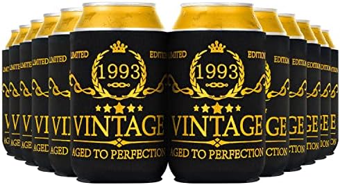 קריסקי וינטג ' 1993 צידניות קופסאות שימורים ליום הולדת 30 מסיבת שרוול בירה לטובת יום הולדת 30 דקואריונים