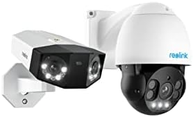מערכת מצלמות אבטחה של Reolink 4K POE, מצלמות חיצוניות של IP, זיהוי אנושי/רכב/חיות מחמד, ראיית לילה