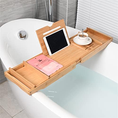 אמבטיה מתלה רב תכליתי נשלף אמבטיה אסלת עץ חבית אמבטיה מתלה לוח