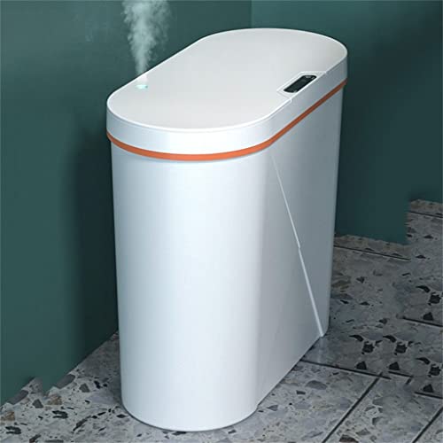 תרסיס חכם אשפה יכול אלקטרוני אוטומטי ביתי פסולת בינס מטבח אמבטיה כביסה אסלה צר מקומות חיישן סל
