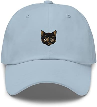 כובע בייסבול רקום של חתול צב