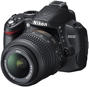 ניקון ד3000 מצלמה דיגיטלית 10.2 מגה פיקסל עם עדשת זום של 18-55 מ מ/3.5-5.6 גרם