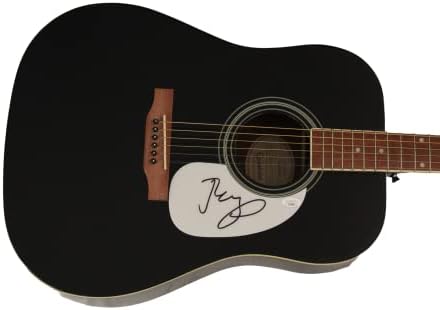 ג 'ון קוגר מלנקמפ חתם על חתימה בגודל מלא גיבסון אפיפון גיטרה אקוסטית ב/ ג' יימס ספנס אימות ג ' יי. אס. איי קואה-תקרית