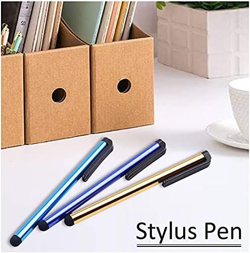 עט חרט קיבולי של Qisebin 12 אוניברסלי עט חרט נייד מסך מגע צבעוני נייד תואם ל- Apple iPhone 5/5S/5C/6/7/11 Plus
