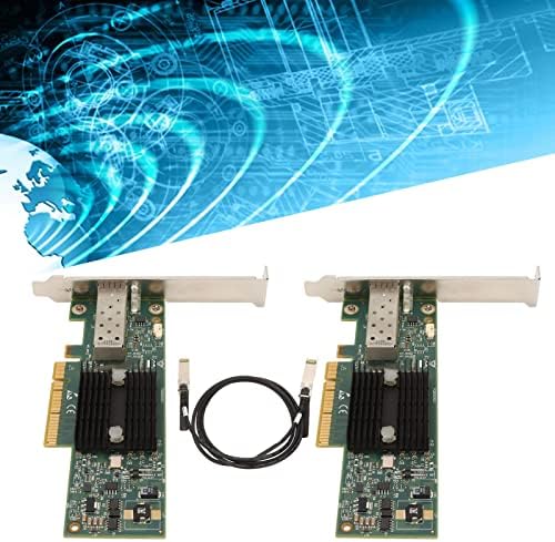 כרטיס רשת Ashata, כרטיסי רשת פנימיים למחשבים, 2 יחידות MNPA19 XTR 10GB כרטיס רשת PCIE עם כרטיס