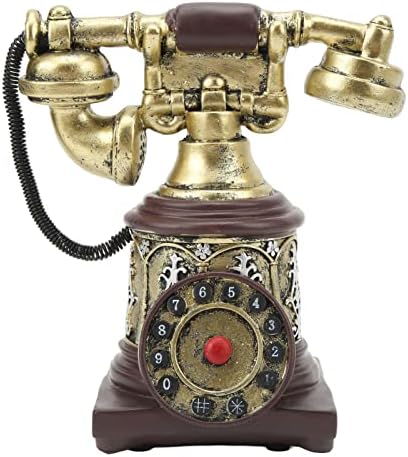 טלפון קישוטים דקורטיביים של Salutuya, מלאכת טלפון עתיקה ייחודית משטח חלק לבית