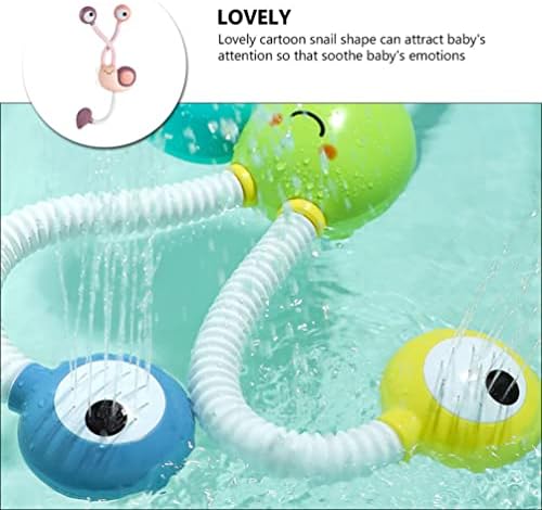 צעצועים צעצועים למאמץ כפול ממטרות כפולות אמבטיה צעצועים צעצועים למקלחת חשמלית צעצועי חילזון חילזון ראש מקלחת ראש