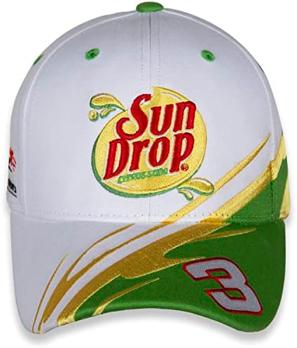 דייל ארנהרדט ג ' וניור מוטורספורט 3 אלמנט שמש זרוק ירוק לבן נאסקר כובע