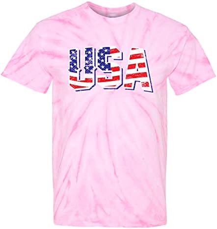 ארהב - חולצת טריקו של דגל רטרו אמריקאי