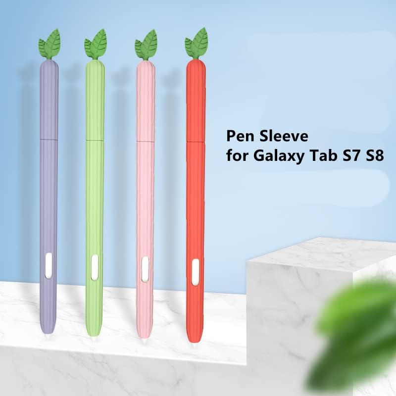 מקרה עבור S עט ב- Samsung Galaxy Tab S7 Fe/S7/S7 Plus/S8/S8 Plus/S8 כיסוי עיפרון Ultra צבעוני לשקית