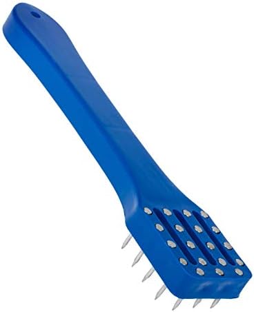 מברשת מסיר סכין בקנה מידה דגים עם ידית פלסטיק - כלי לניקוי דגים תוף - עור מגרד דגים עור דיג דיג