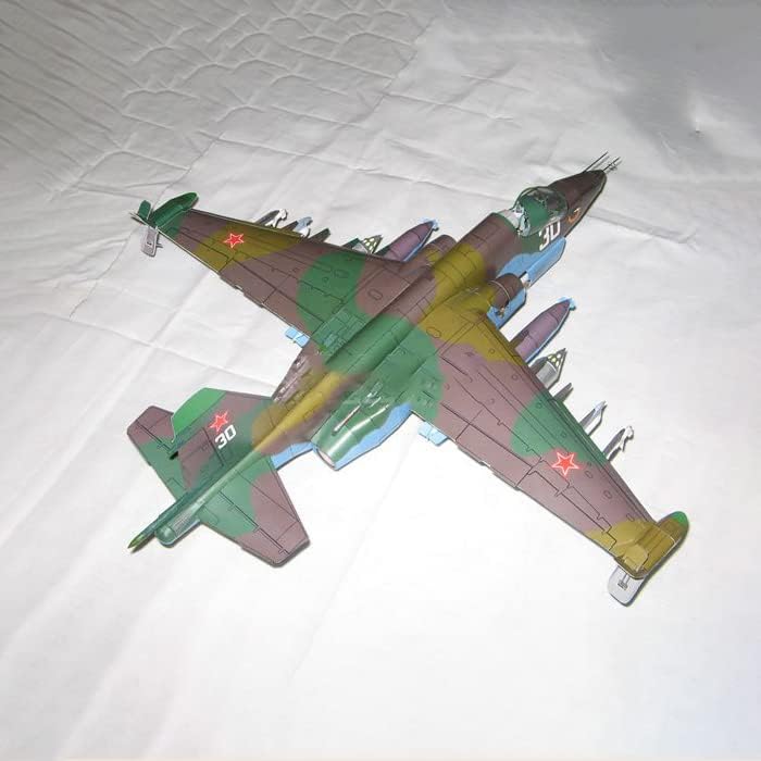 1: 33 צבאי סובייטי סוחוי סו-25 מטוסי התקפה צפרדע רגל לוחם נייר דגם מטוסי דגם בעבודת יד עשה זאת בעצמך צבאי