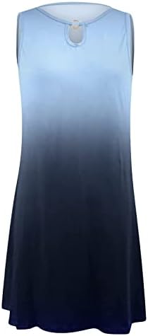 שמלות קיץ ארוכות של פרגרן לנשים 2023, נשים באביב ובקיץ סקסי חתוך ללא שרוולים שמלה מודפסת