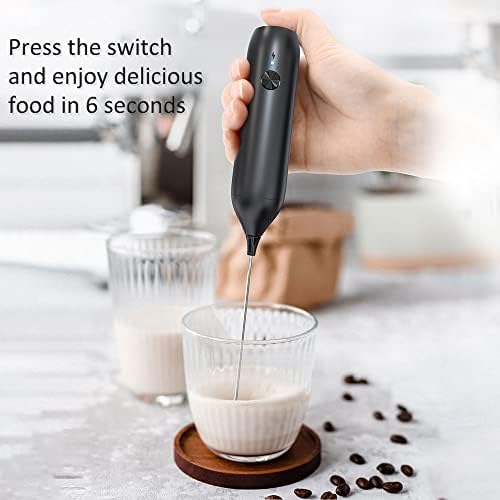 גוגולין חלב חשמלי מקציף כף יד עם 500mAh סוג C יצרנית קצף עיצוב נטענת, קפה ביצת שוקולד חם