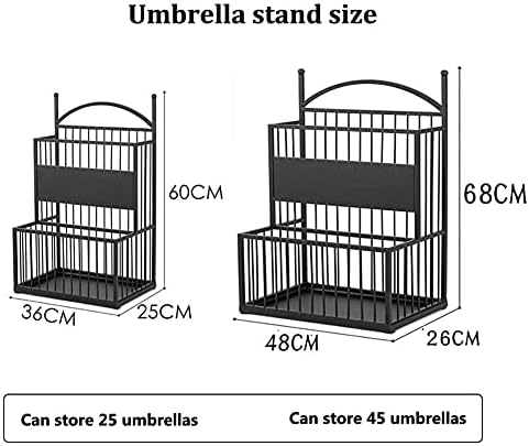 מטריית WXXGY מטרייה עמדת מטרייה עמדת עמדת קיבולת גדולה דלי מטריית מלון יכול להכיל 15 30 מטריות/A/68x26x48