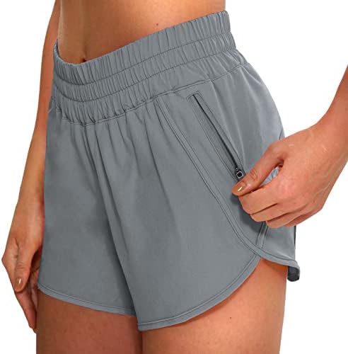 MCEDAR 4 מכנסיים קצרים של מסלול אתלטי של עלייה נמוכה לנשים עם אניה מהירה מהירה של מכנסי חדר