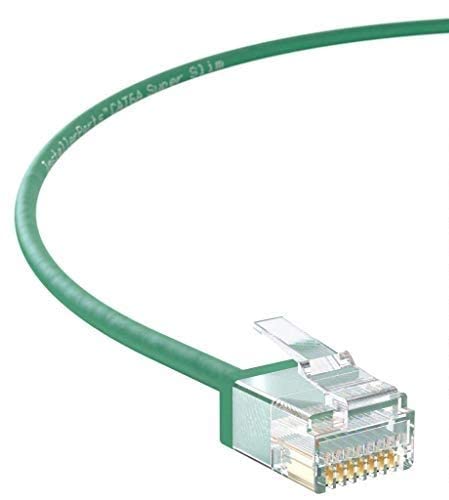 Installerparts כבל Ethernet Cat6a Super Slim Cable UTP 0.5 ft - אפור - סדרה מקצועית - 10Gigabit/SEC