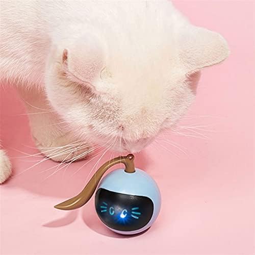 Jinyawei 1000mah Smart Cat Toy USB כדור קפיצה חשמלי צעצועים מסתובבים עצמיים גלגול כדור קפיצה לילדי כלבי